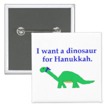 Hanukkah Dinosaur pin