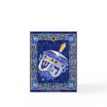 Hanukkah Dreidel Notecard