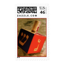 Hanukkah Dreidel Stamp