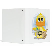 Hanukkah Duck Vinyl Binders