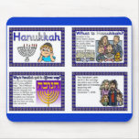 Hanukkah Fun and Educational for Kids Mouse Pads