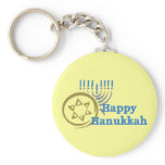 Hanukkah Gelt and Menorah Tees and GIfts Key Chain