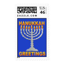HANUKKAH GREETINGS Postage Stamp
