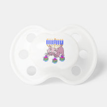 Hanukkah Kitty Baby Pacifier