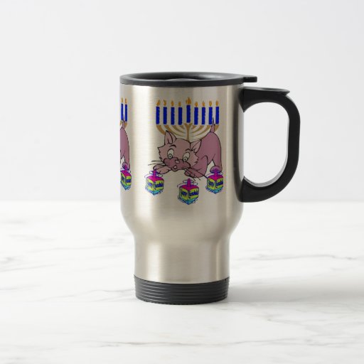 Hanukkah Kitty Coffee Mugs