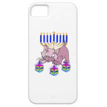 Hanukkah Kitty iPhone 5 Cover