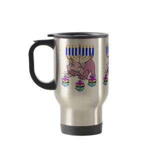 Hanukkah Kitty mug