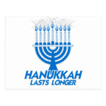 HANUKKAH LASTS LONGER -.png Post Card