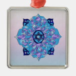 Hanukkah Mandela Christmas Ornaments