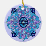 Hanukkah Mandela Christmas Ornaments