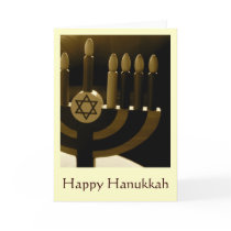 Hanukkah Menorah Card by lorenkaplan Hanukkah Menorah Card