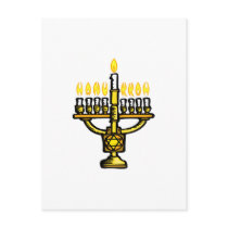 Hanukkah Menorah postcards by shopaholicchick Hanukkah Menorah postcards