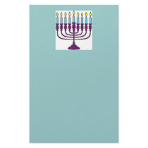 Hanukkah Menorah stationery by Incatneato Hanukkah Menorah stationery