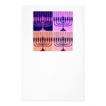 Hanukkah Menorah Stationery Paper