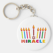 Hanukkah Miracle Keychain