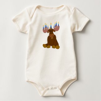Hanukkah Moose Baby Shirt shirt