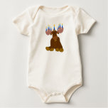 Hanukkah Moose Baby Shirt