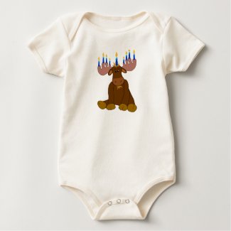 Hanukkah Moose Baby Shirt shirt