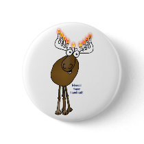 Hanukkah moose! buttons by graphicdoodles Hanukkah moose! buttons