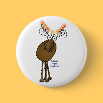 Hanukkah moose! buttons by graphicdoodles Hanukkah moose! buttons