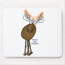 Hanukkah moose! mousepad