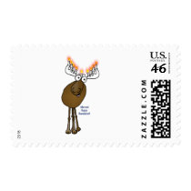 Hanukkah moose! postage stamps