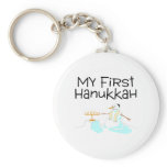 Hanukkah My First Hanukkah (Menorah Snowman) Key Chain