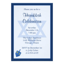 Hanukkah Party Invitation at Zazzle