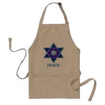 Hanukkah Peace Art Apron