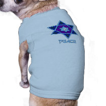 Hanukkah Peace Art Dog Shirt