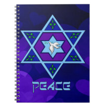 Hanukkah Peace Art Note Book