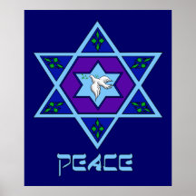Hanukkah Peace Art Poster