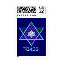Hanukkah Peace Art Stamps