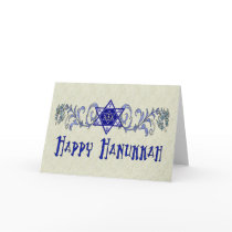 Hanukkah Peace Star Card