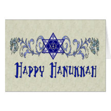 Hanukkah Peace Star Greeting Cards