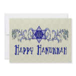 Hanukkah Peace Star Personalized Announcements