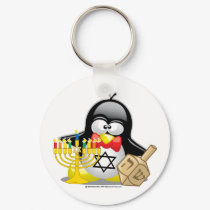 Hanukkah Penguin keychains by fightcancertees Hanukkah Penguin keychains