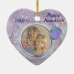 Hanukkah Photo Greetings Ornament