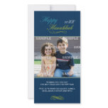 Hanukkah Pin Stripe Photo Card photo cards