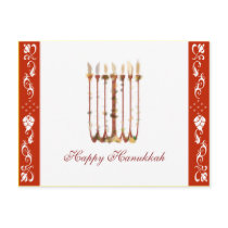 Hanukkah Postcard: Happy Hanukkah by adellaandmella Hanukkah Postcard: Happy Hanukkah