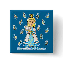 Hanukkah Princess buttons by princessgrafix Hanukkah Princess buttons