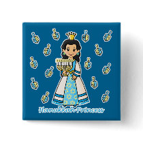 Hanukkah Princess buttons by princessgrafix Hanukkah Princess buttons