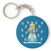 Hanukkah Princess Key Chains