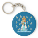 Hanukkah Princess Keychains