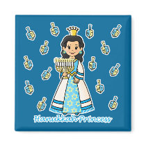 Hanukkah Princess magnets by princessgrafix Hanukkah Princess magnets