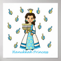 Hanukkah Princess Print