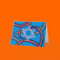 Hanukkah ribbons cards