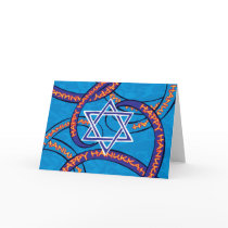 Hanukkah ribbons cards