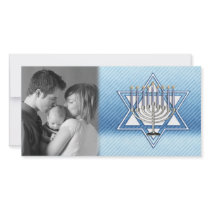 Hanukkah Star Menorah photo cards by StarStock Hanukkah Star Menorah photo cards