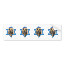 Hanukkah Star of David - Afghan Bumper Stickers